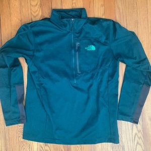 Dark Green North Face Pullover